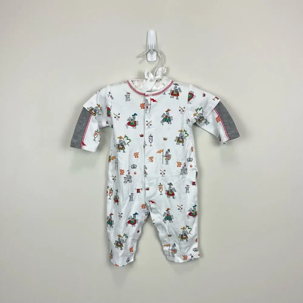 Kissy Kissy Mid-evil Knights Playsuit Coverall 3-6 Months